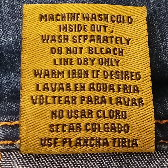 Opus Jeans Size 5 Flare Leg Low Rise Patch Pocket Seamed Blue Denim Stretch VTG - Picture 9 of 9